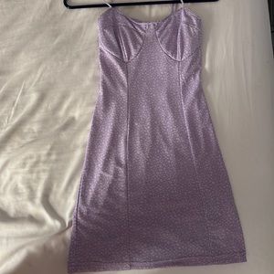 Cute fitted purple dress worn once!